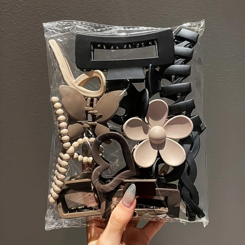 

Набор из 11 матовых зажимов для волос премиум-класса для женщин, зажимы-акулы для волос назад для женщин 11pcs