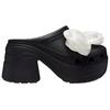 Crocs Quiet Wrap-toe Slippers Women's Black
