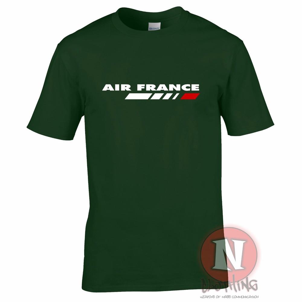 Air France TShirt Airlines Aviation Cabin Crew Airport Aircraft Retro Logo Tee
