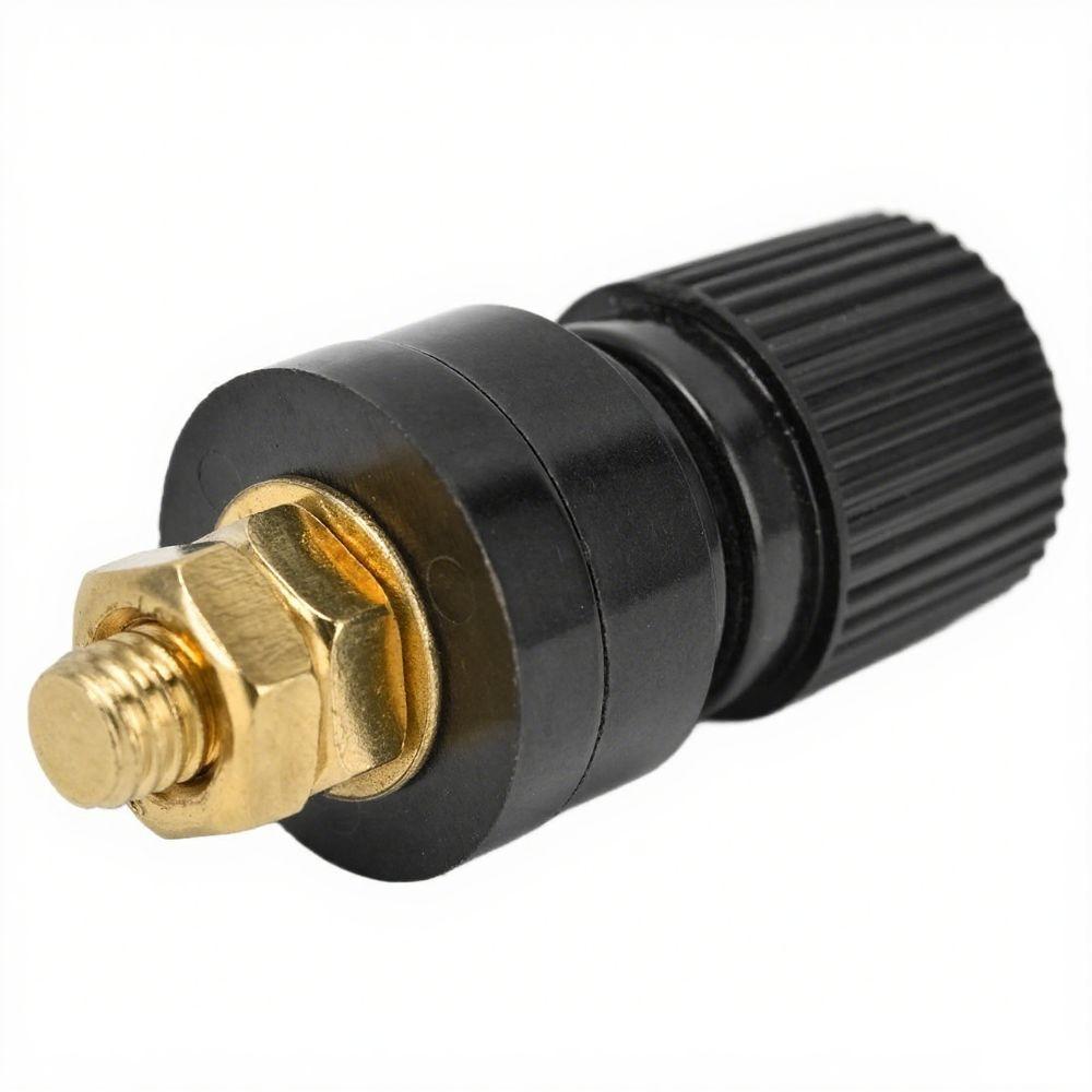 1 Pair copper Binding Post 32mm Screw Rod M6 Thread Copper Binding Post 220V 380V 44mm Length M6 Thread Binding Post