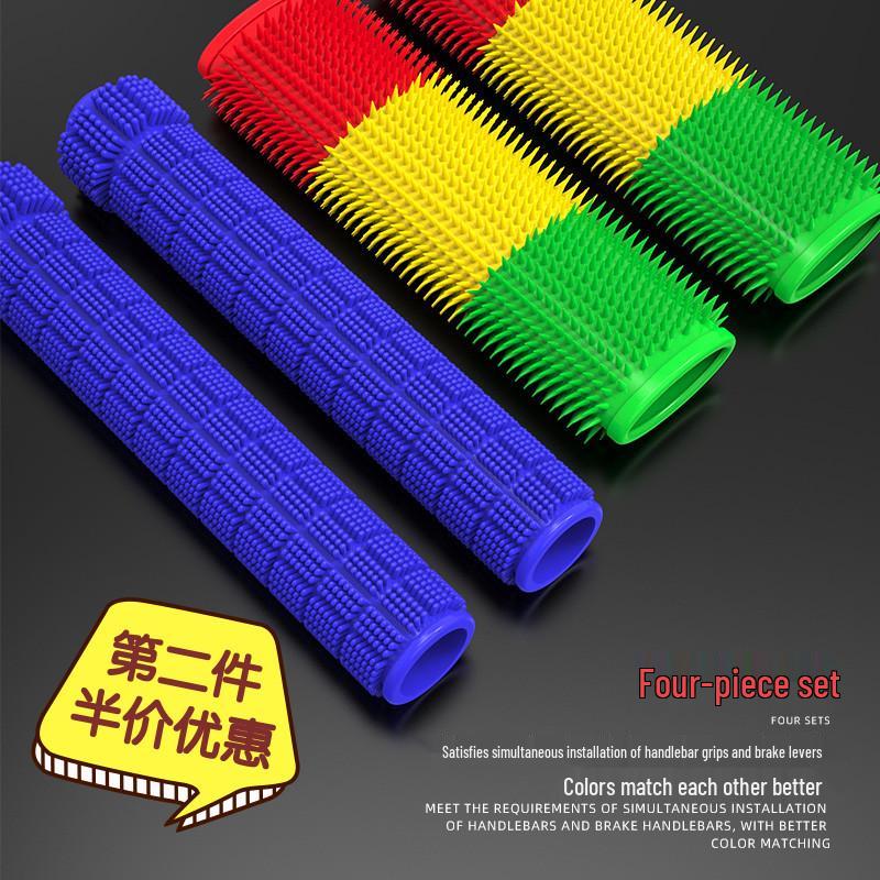 Universal Anti-Slip Soft Rubber Handlebar Sleeve for Motorcycles and Scooters