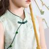 ASK JUNIOR Mädchen Ärmelloses Qipao Kleid im chinesischen Stil