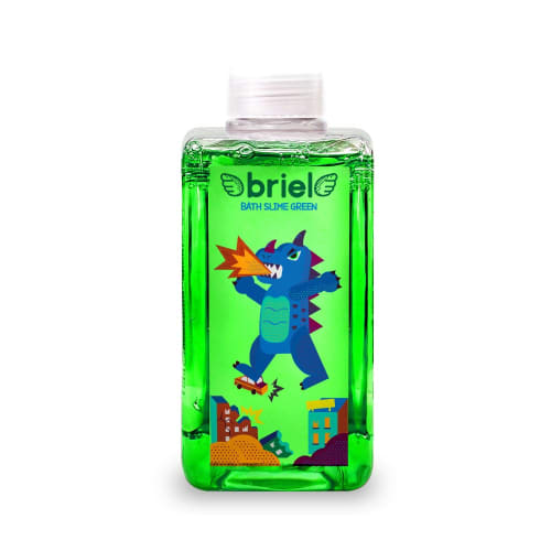 Briel Green Bath Slime, 480ml (14.11oz), Baby & Kids Body Wash, Jelly Slime, Foaming Soap, Bath Toy