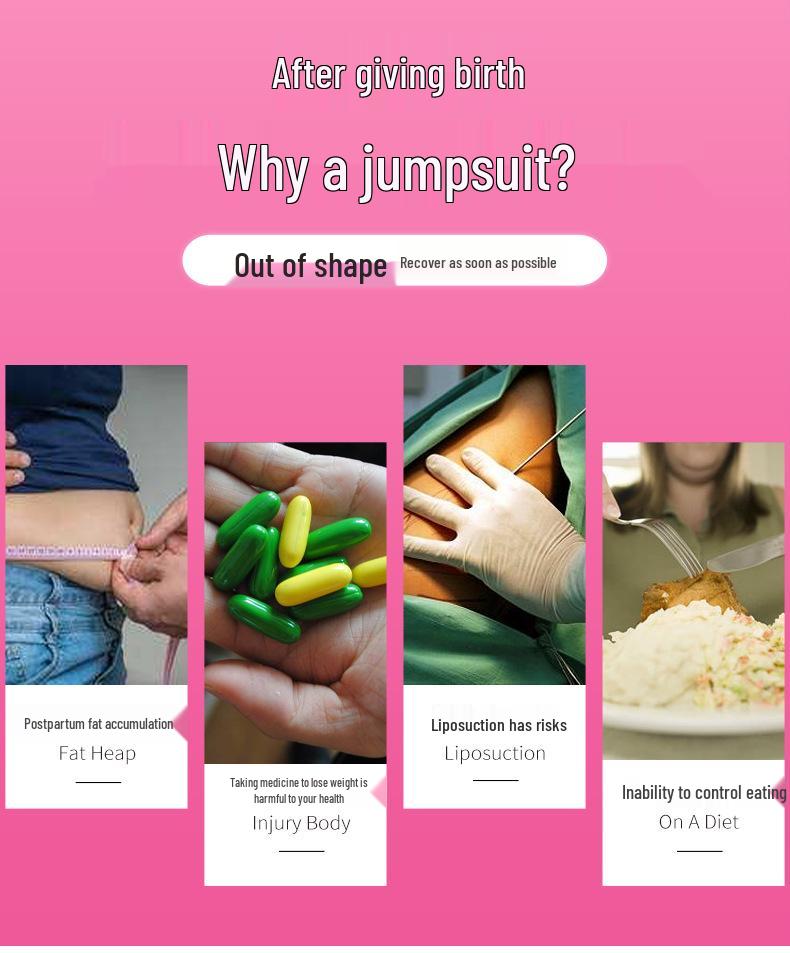 New Women's Tummy Control Bodysuit with Zipper and Corset Camisole for Hip Lifting