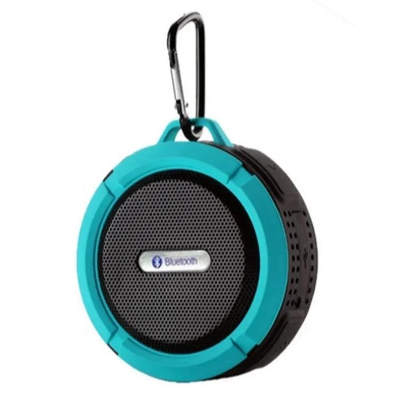 Wireless Portable Mini Shower Travel Speaker Outdoor Waterproof Bluetooth Speaker with Subwoofer for Sports Pool Beach Hiking