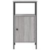 Nightstand Gray Sonoma Oak 41x31x80 cm Particleboard