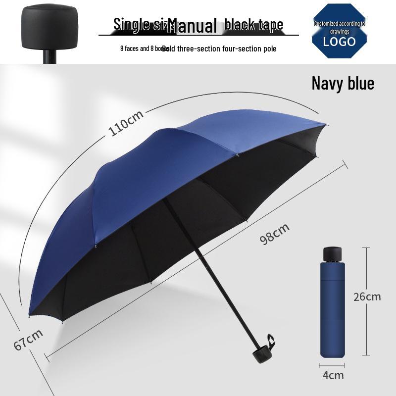 Automatic 60-Rib Folding Umbrella with UV Sun Protection