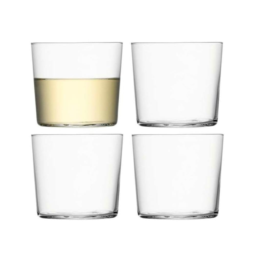 LSA Gio Tumbler Set of (low), 4, Glass, 310ml, G060-09-992A