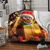 1Pc Merry Christmas Minions Blanket Soft And Comfortable Casual Warm Camping Travel Christmas Halloween Gift M91745