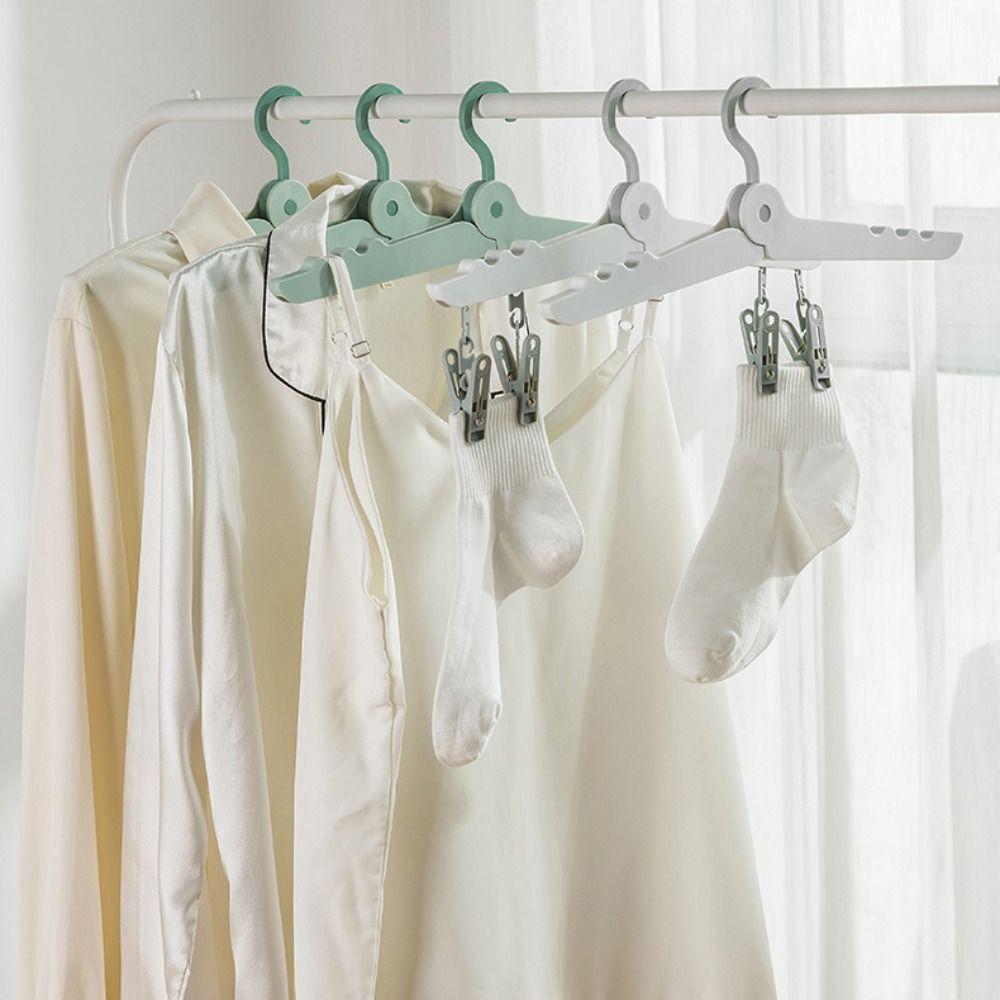 Travel Hangers for Clothes Folding Wardrobe Organizer Portable Clothes Drying Rack