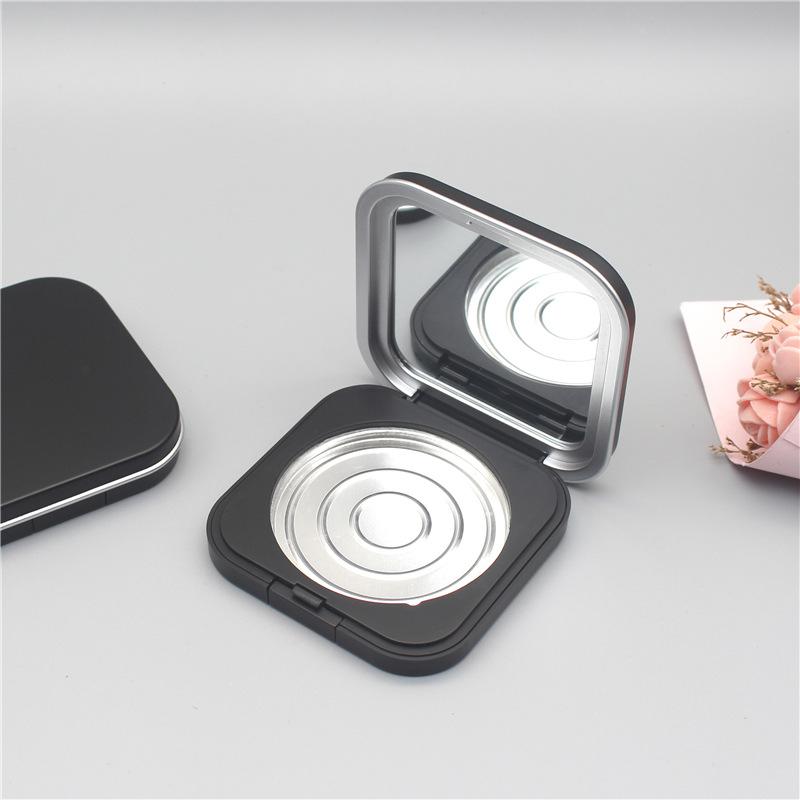 1 Set Container With Magnetic Empty Powder Box Blusher Case Replacement Box With Mirror Eye Shadow Case Cosmetic Makeup Case