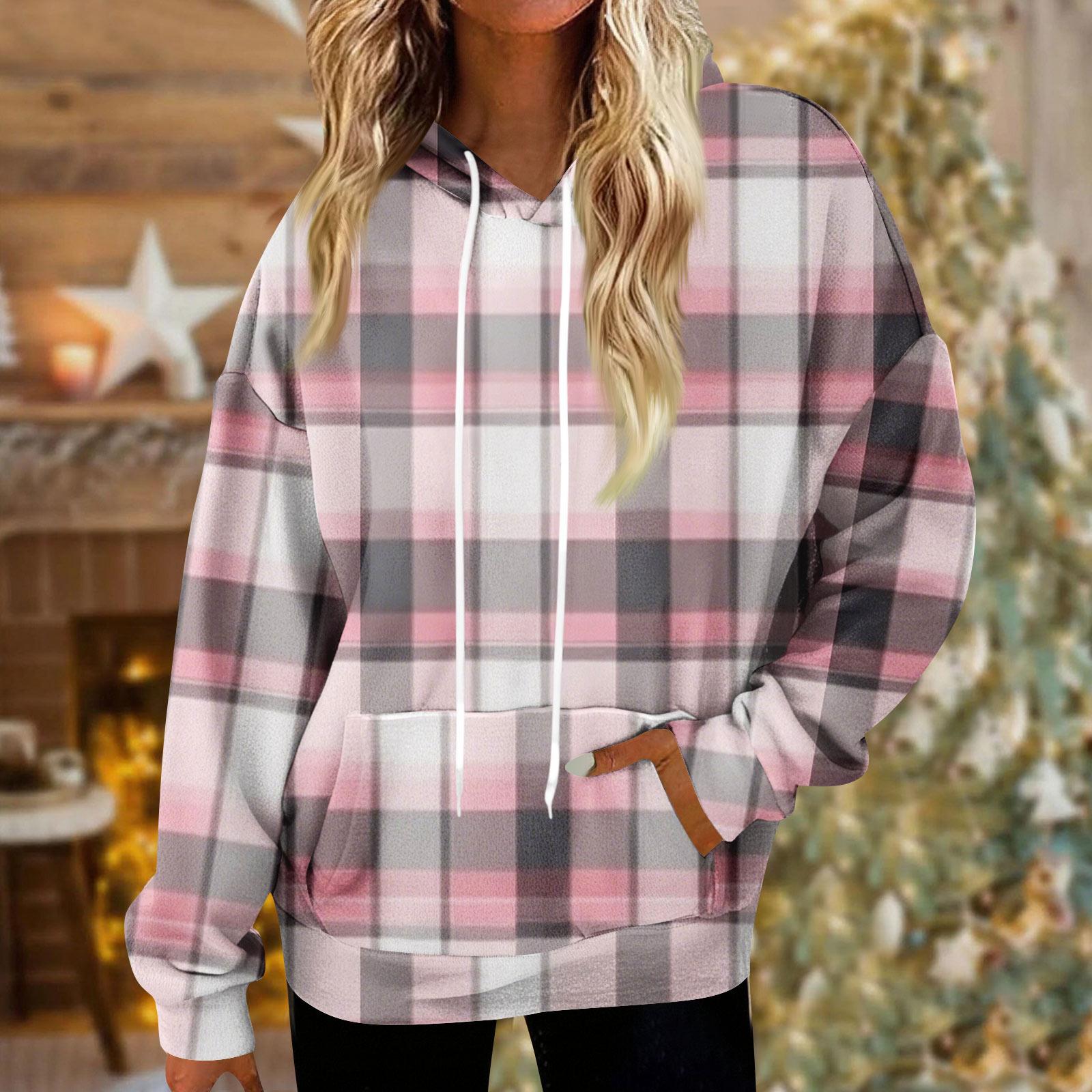 

Толстовки для женщин оверсайз зимние плюшевые милые свитшоты пуловер модная осенне-зимняя одежда S