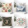 3 Classic Snowflake Animal Print Pillow Case Home Living Room Decoration Linen Pillowcover Pillow Cases Cushion Cover