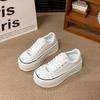 Thick-soled Big-headed Shoes for Women's 2026 Autumn New Height-increasing Muffin Casual Sports Single Shoes