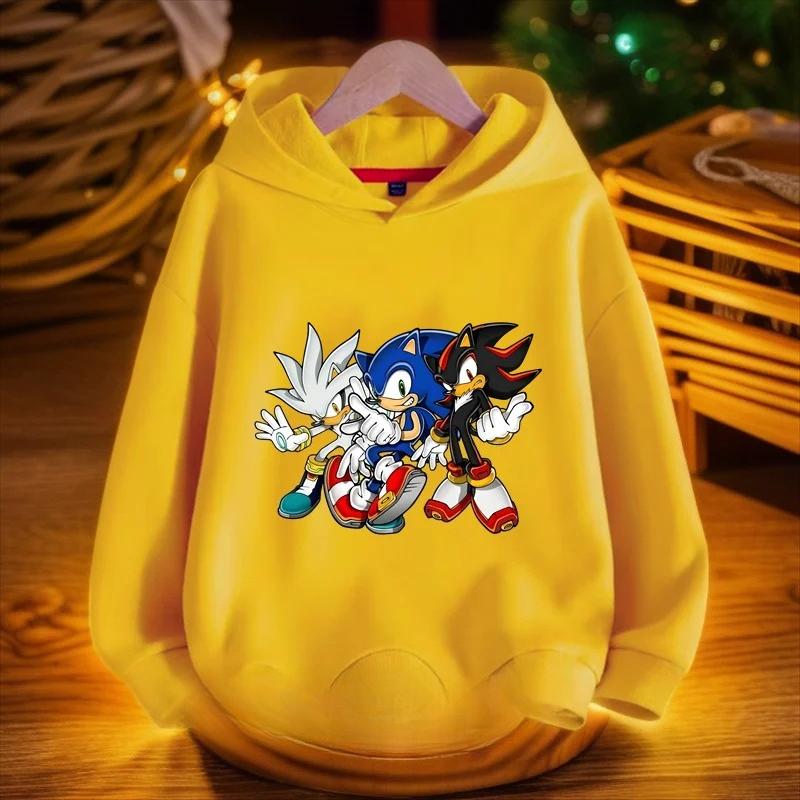 Cartoon Printed Kids Fashion Sweatshirts Casual Versatile Hoodies Sweatshirts Boys