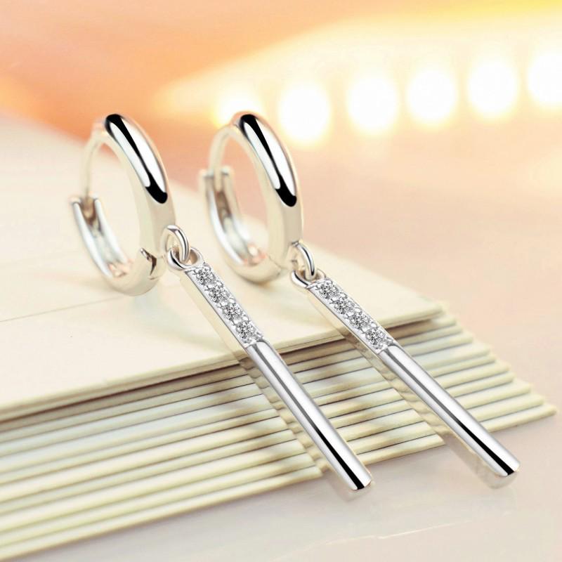 Morning Glow Elegant Korean Stud Earrings: Simple, Versatile Imitation Silver Ear Clips for Women
