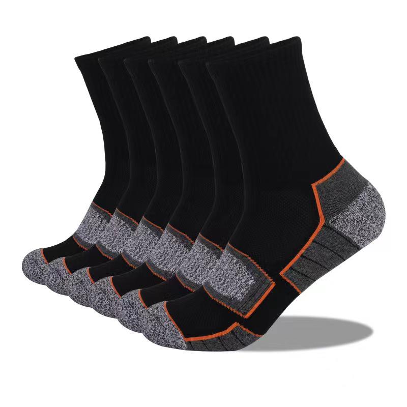 Thickened Terry Sole Outdoor Hiking Socks - Sweat-Absorbent, Mid-Calf Sports Running and Mountaineering Socks