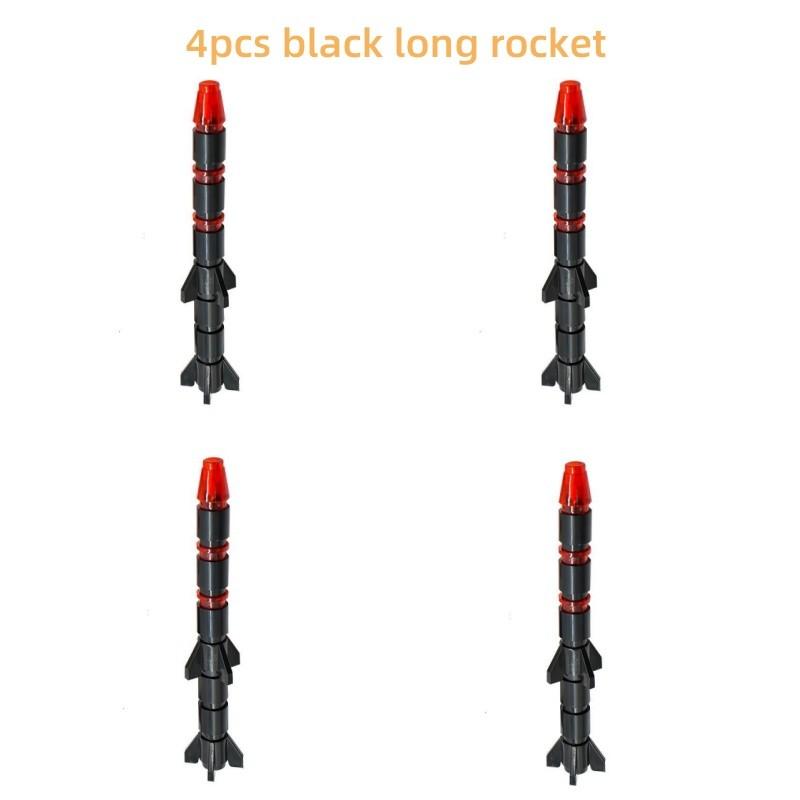 MOC Building Blocks Rocket Launcher Missile Modelling Cannonball Decoration Modification Technical Parts Compatible with Legoeds