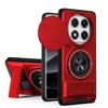 KEYSION Magnetic Phone Case for Redmi Note 14 Pro 4G 5G 14 Pro+5G Slide Camera Protection Upright Kickstand Ring Shockproof Cover for POCO X7