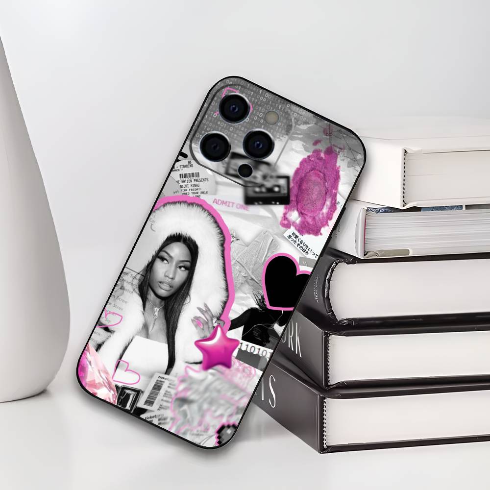 

Friday N-Nicki M-Minaj Phone Case For iPhone 17,16,15,14,13,12,11 Plus,Pro Max,XS,Soft Black Cover iPhone16e