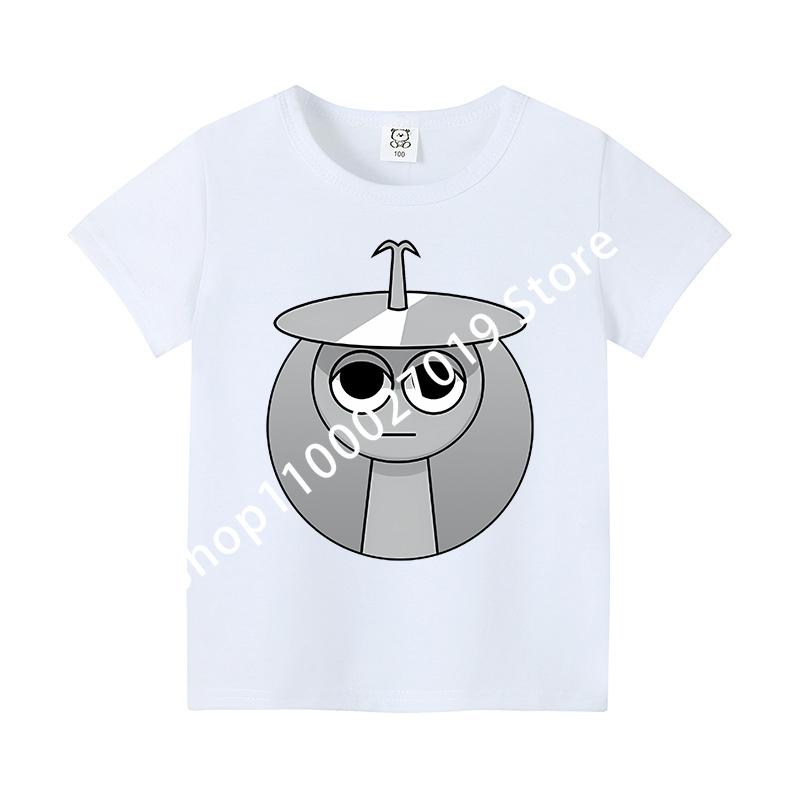 Sprunkis Boys Girls Child T Shirt Clothes Tops Children's Clothing Summer Cute Cotton Short Sleeve Tee New Kids Birthday Gifts
