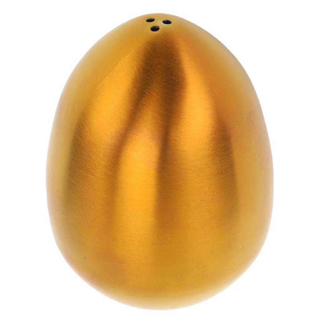 Egg Shaped Spice Jar Multipurpose 3 Holes Leakage Proof Stainless Steel Salt Pepper Dispenser for Kitchen