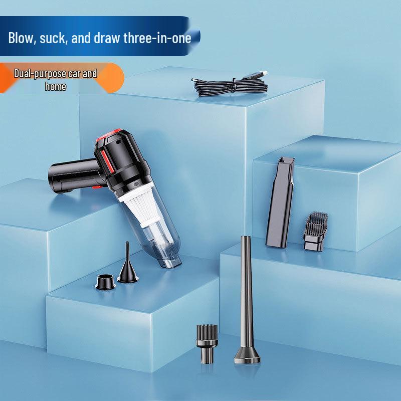 

Портативный беспроводной ручной пылесос для автомобиля и дома - USB-перезаряжаемый пылесборник