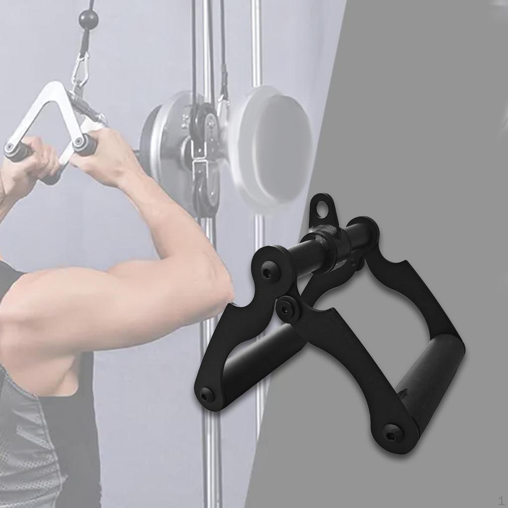 Row Handle V Bar Attachment Sturdy Home Exercise Strength Training Gym LAT Pulldown