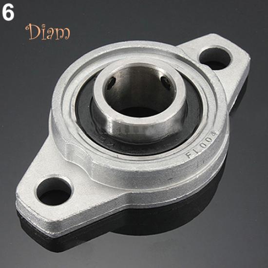 Diam 1Pc 8 - 35mm KP/KFL08 - 007 Zink Metaal Rhombic Gemonteerde Kussenblok Lager Accessoires