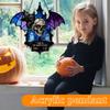 Halloween Gothic Hanging Decorations with Witch and Pumpkin Motifs for Indoor Outdoor Party Decor