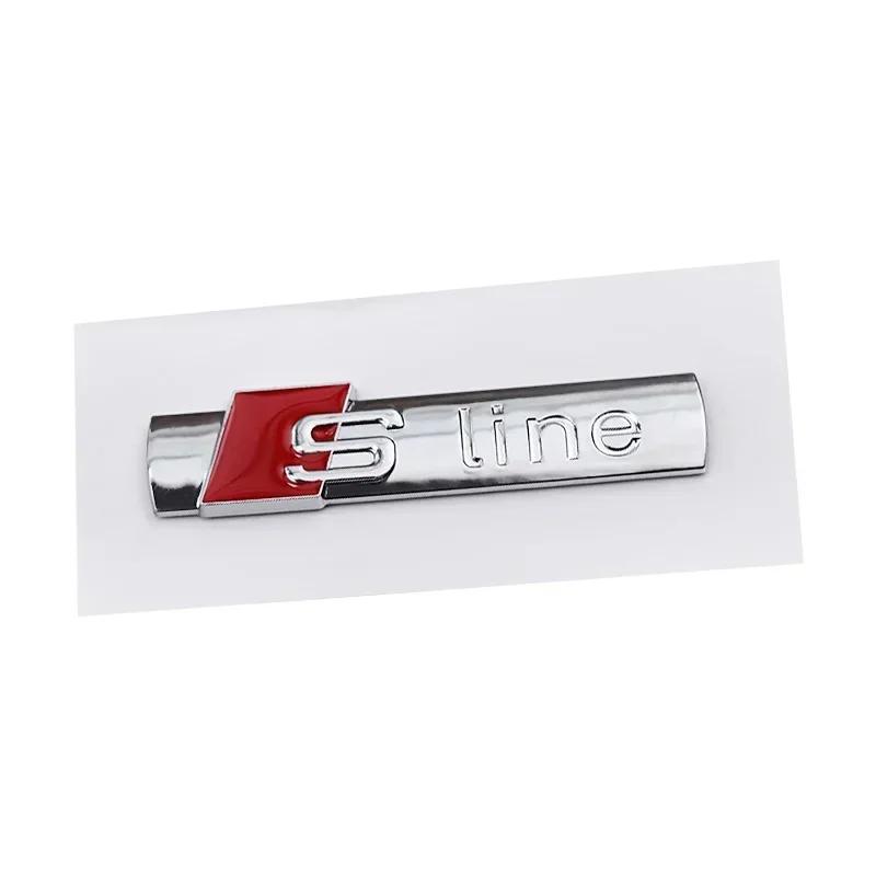 ABS Car Side Sticker Trunk Logo for a2 Sline S Line A4 A5 A6 A8 S3 S4 S5 S6 S7 S8 SQ5 SQ7 A3 Q5 Q7 Q8 RS3 RS4 RS5 Badge Emblem