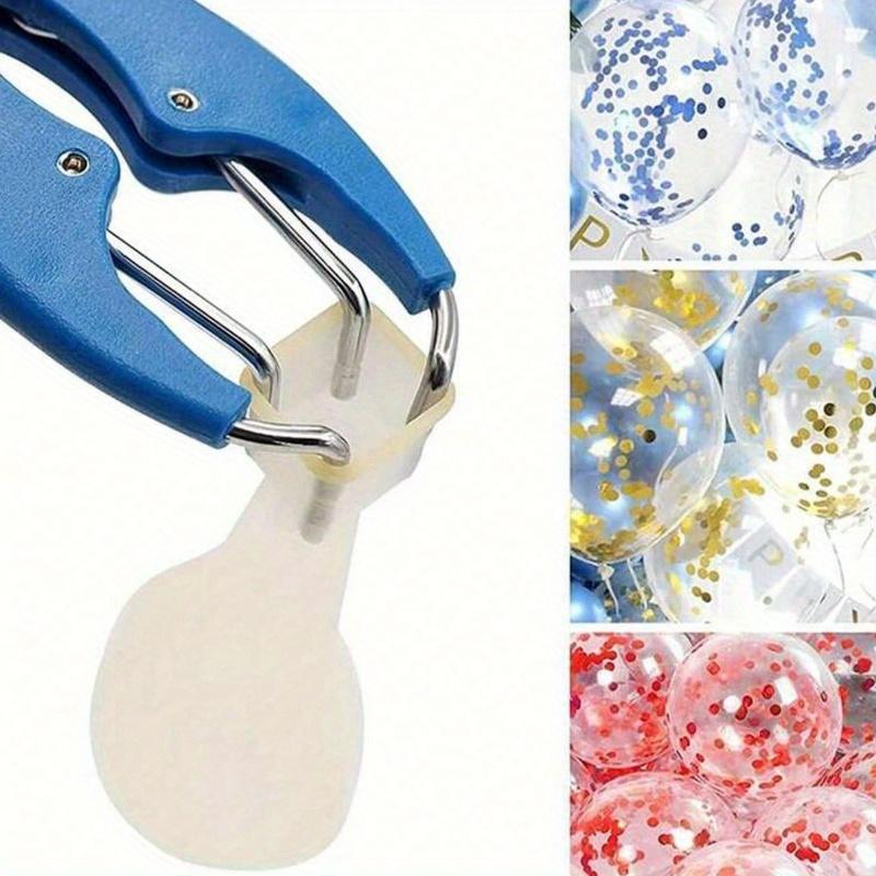 

1PC Balloon Expander Pliers Balloon Stuffing Tool Blue Stainless Steel Balloon Stretcher Sequin Filling Pliers for Filling Balloon Sequins Petals one-size синий