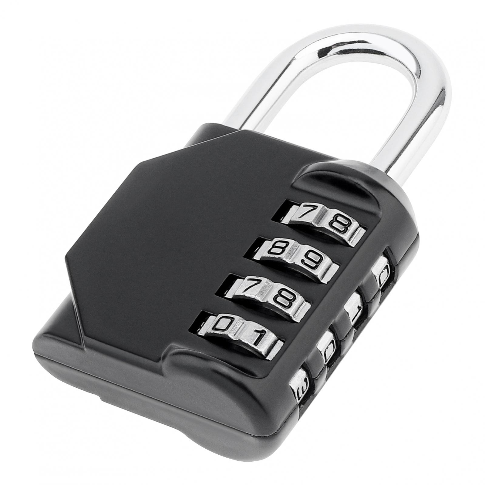 

4-значный сбрасываемый наружный водонепроницаемый навесной замок для школьного спортзала, спортивного шкафчика, ограждения, ящика для инструментов, кодовый замок с короткой дужкой CHINA