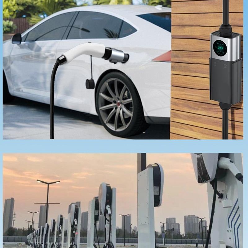 Effizienter CCS2-Adapter Vielseitiger CCS2-Ladeadapter Tragbarer Elektrofahrzeug-Ladegerät-Adapter Einfach zu bedienen für Auto