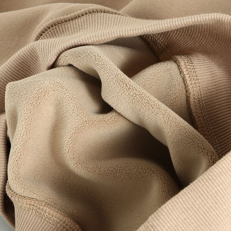 Exported to Japan Fabric Foreign Trade Cut the Tag off Solid round Neck Men's Sweater Export Overplus Order Men's round Neck Sweatshirts Pullover Tide