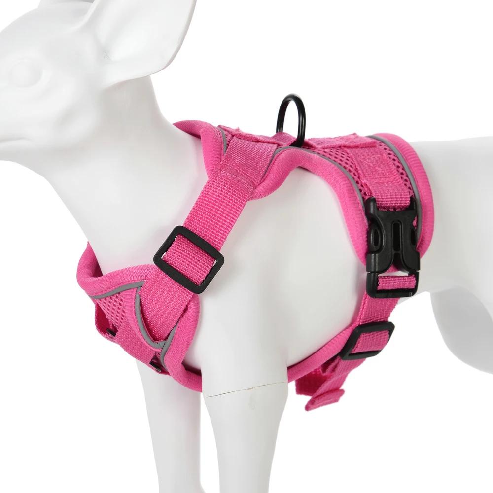 Breathable Dog Harness and Leash Set Tactical Reflective Puppy Vest Harness For Small Medium Dogs Cats Chest Strap Pet Supplies