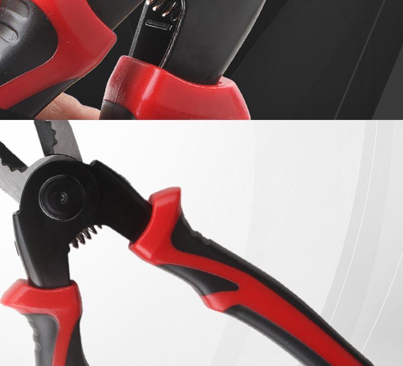 Five-in-One Multifunctional Pliers Set: Interchangeable Wire Cutter, Vise, Stripper