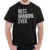 Best Grandpa Ever Grandfather Family Love Mens Casual Crewneck T Shirts Tees