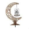 Eid Mubarak Wooden Ornament Art Craft for Room Dining Table Festival