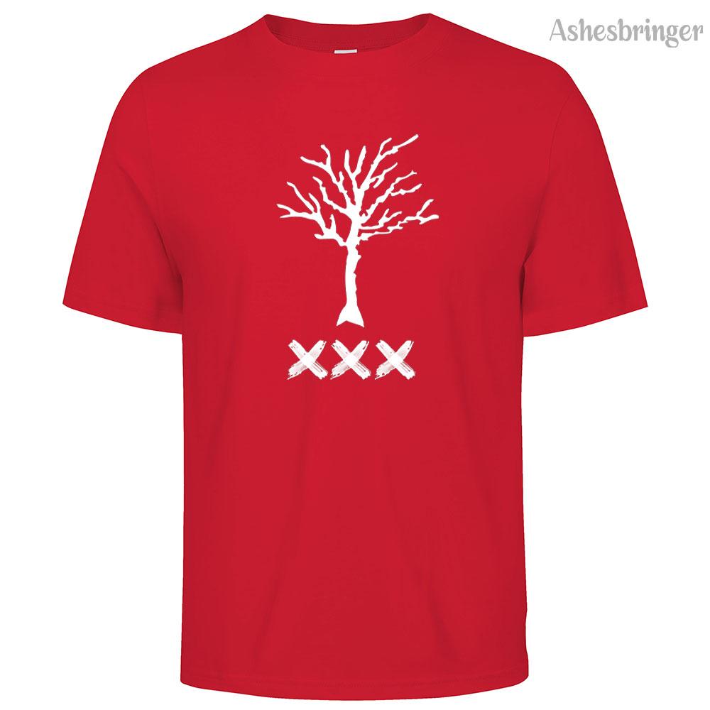 Camiseta de Algodão Masculina XXXTENTACTION Gola Redonda Casual Estilo de Rua Moda Tops Respiráveis para Homens e Mulheres