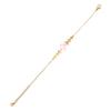 Les Trésors De Lily [Q1229] - Designer Steel Bracelet 'Boho' Pale Pink Gold - 40x12 Mm