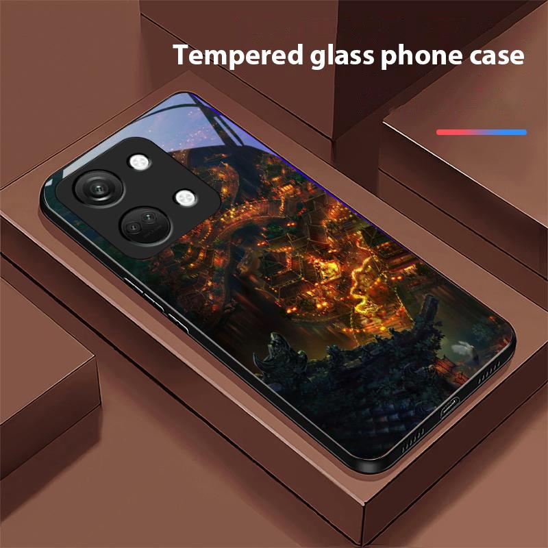 

Teaching Elements For OnePlus Nord 3 5 6T 7 Pro 8 12 10T Reno8 Lite 5G 10R Nord N30 Hard Shell Tempered Glass Phone Case Black For OnePlus 10R 5G