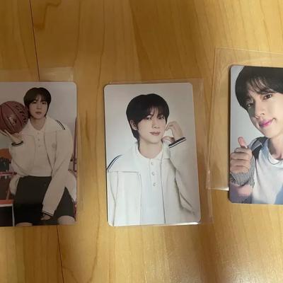 BTS Jin (Seok-jin laufen) Japan Mini Fotokarte Mipo 3-Typen Set