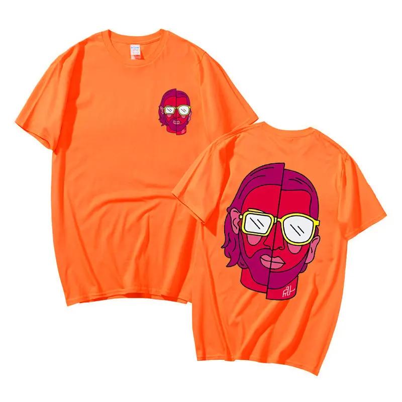 Le Monde Chico Graphic Print Tshirt Streetwear Album PNL French Rap T-shirts Summer Cotton T Shirt Short Sleeve Men Fashion Tees