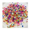 Hot Selling 500g Valentine's Day Hot Clay Slices Lovely Heart Bat Flowers Sequins Polymer Clay Sprinkles for Nail Art Supplier