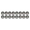 48PCS 3D Printer Pulley Wheel Set Stable Low Friction POM Precise Steel Pulley Set for Printing Shop Black