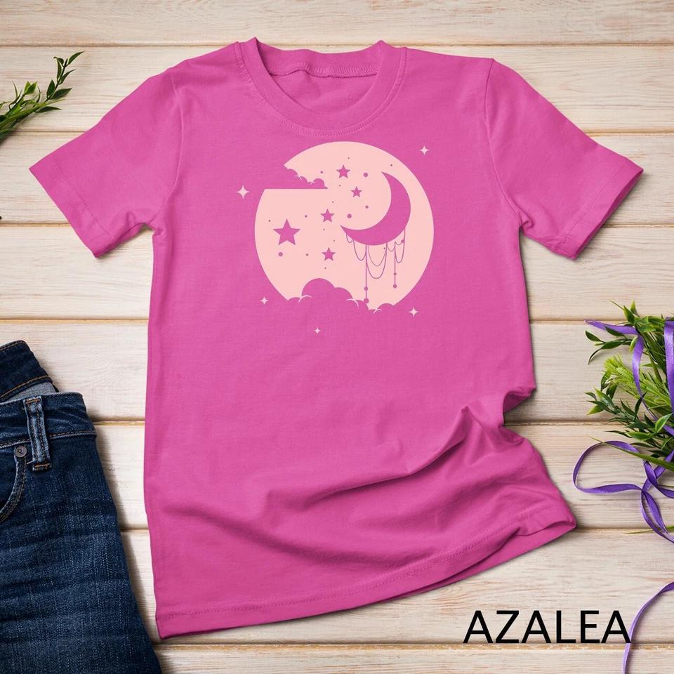 Kawaii Cute Pastel Goth Moon T-Shirt Unisex T-shirt 6 L