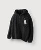 MOOD INSIDE Cable Knit Half-Zip Hoodie_Charcoal