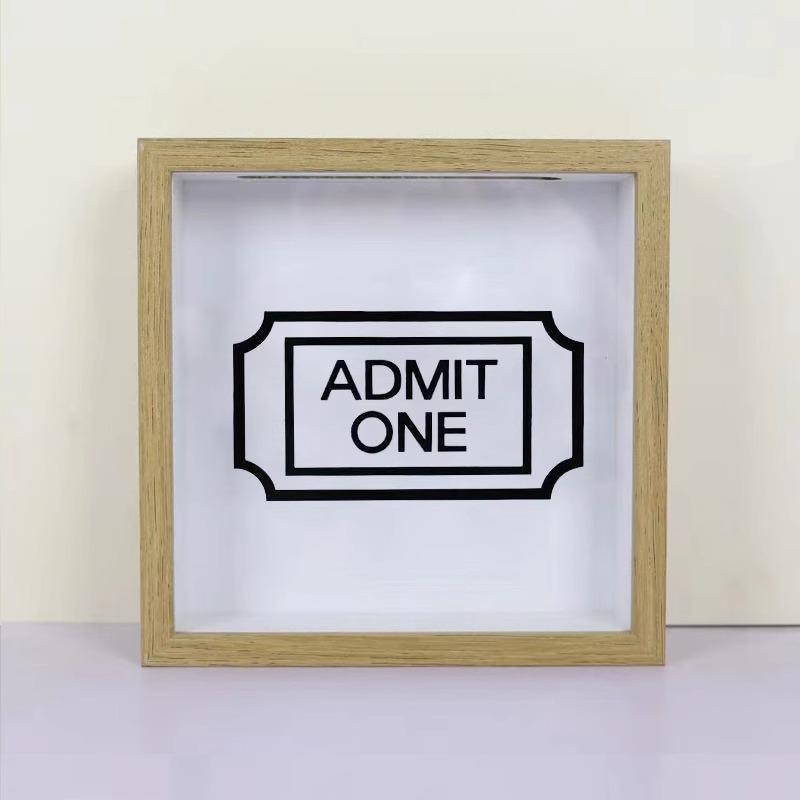 

Билет «Фрагменты времени» и фоторамка для концертов, туристических открыток, карт, авиабилетов и чеков 15cm*15cm