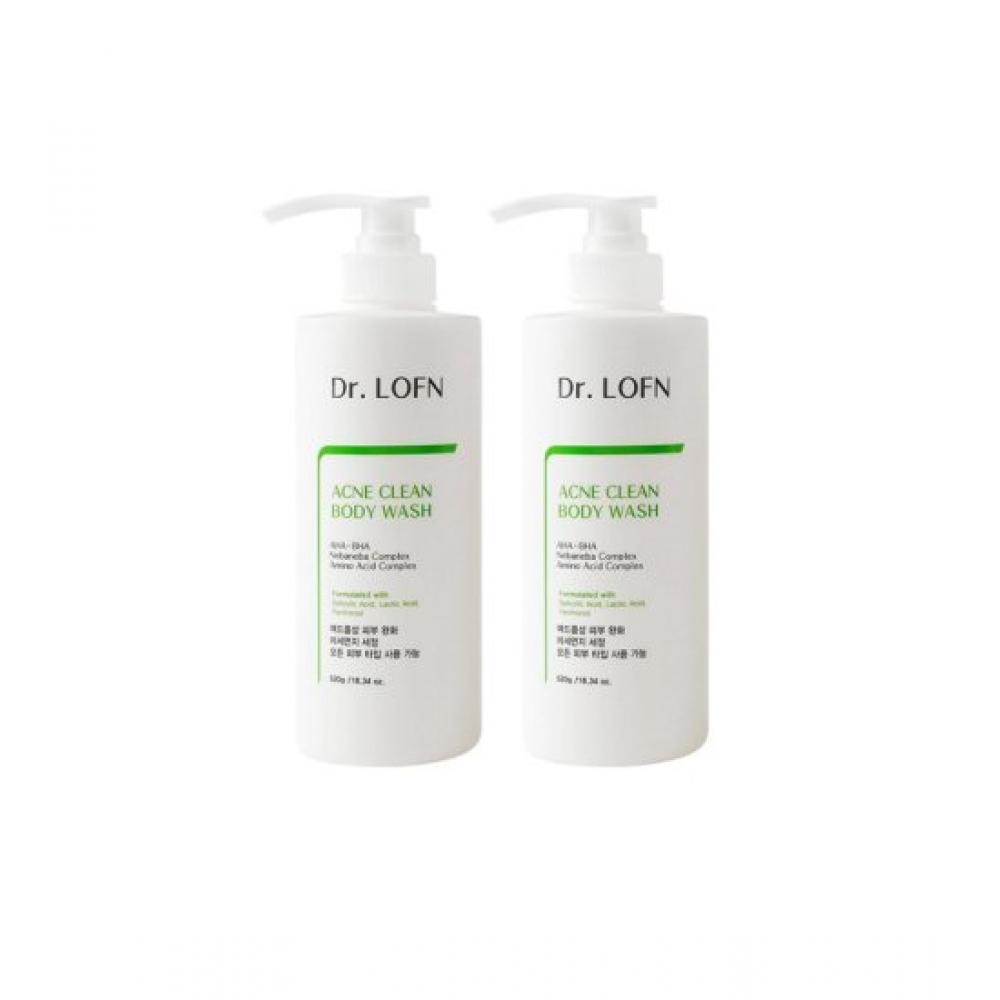 Lofn Acne Clean Body Wash 520g 2 Pack none